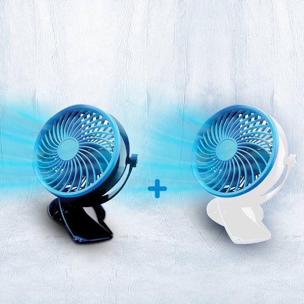 Livington Go Fan mobilní ventilátor na baterii čierny + biely